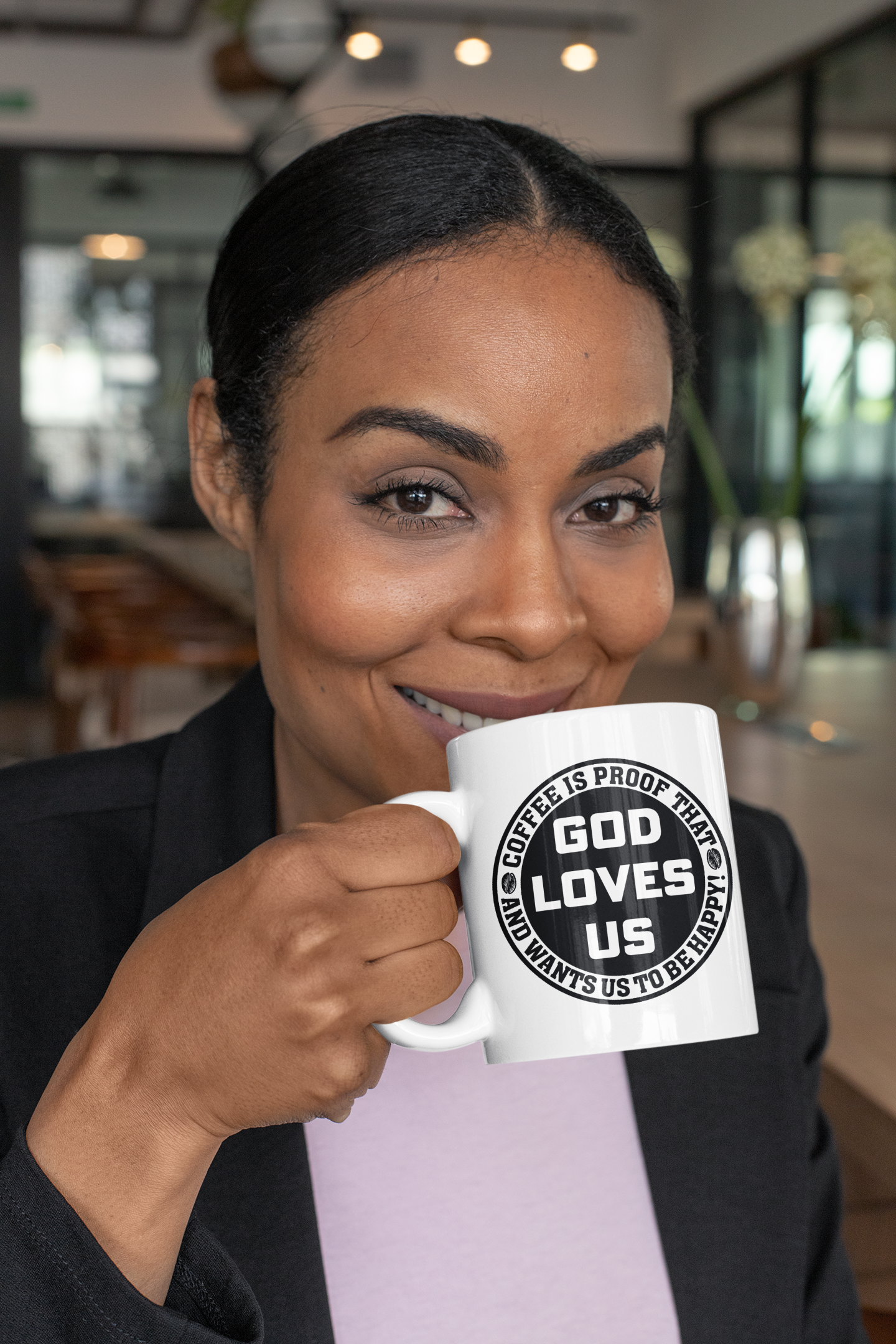 GOD LOVES US MUG