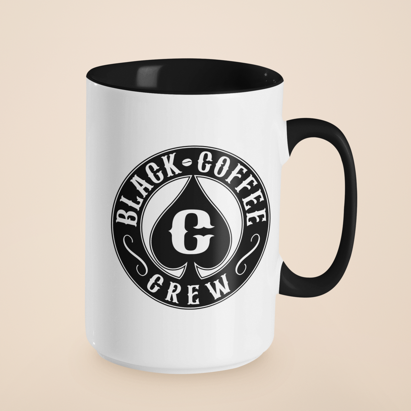 BLACK COFFEE CREW MUG