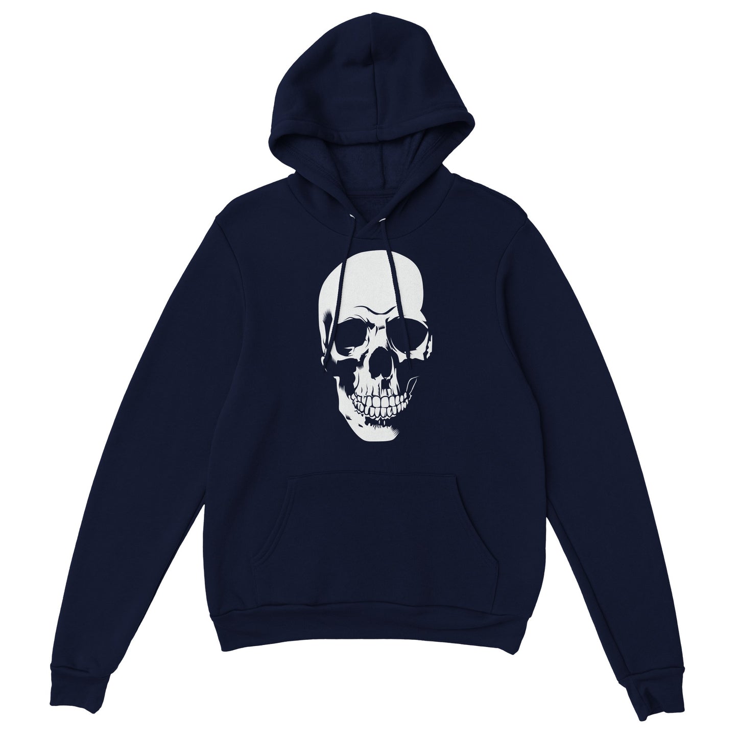 WHITE SKULL HOODIE