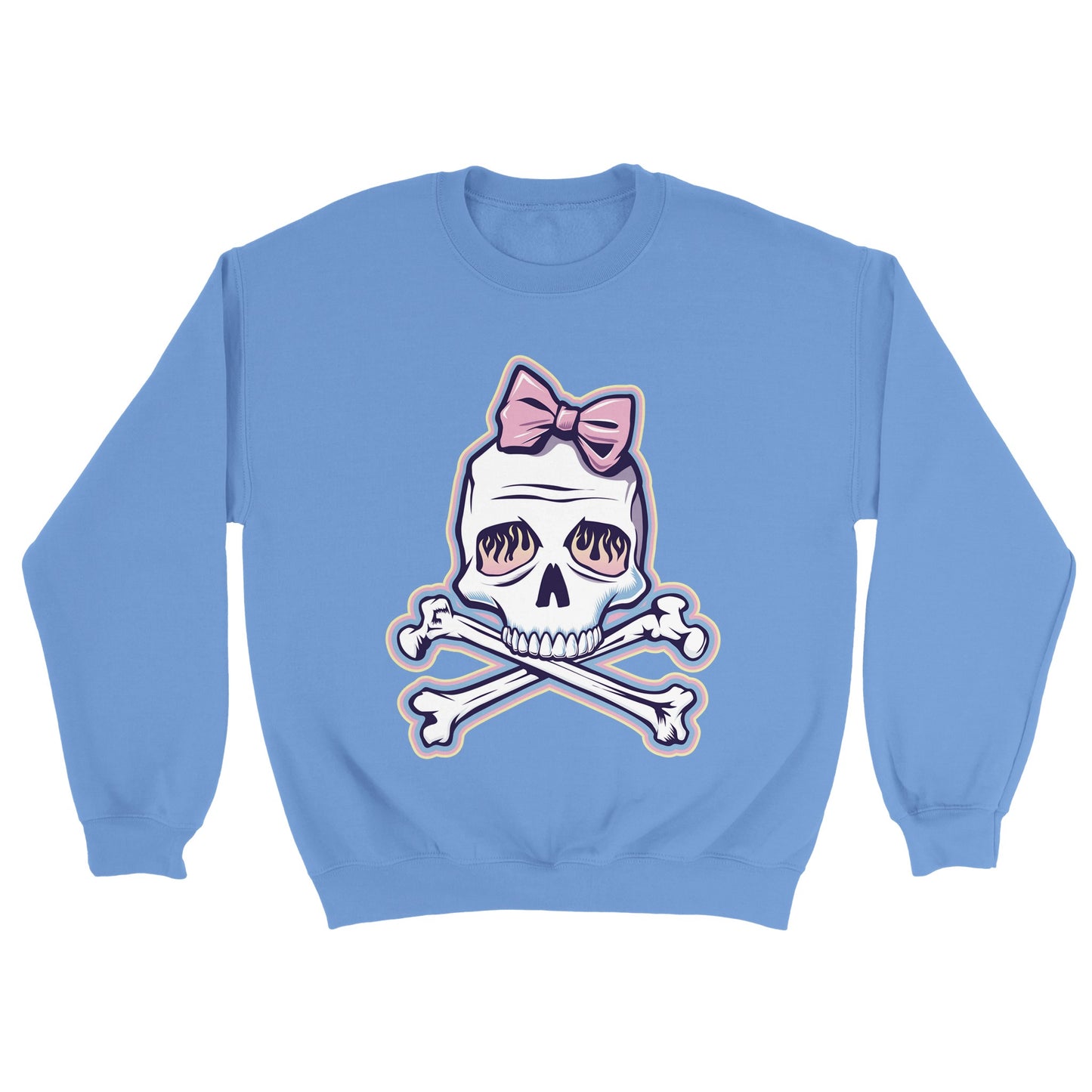 BOW SKULL CREWNECK
