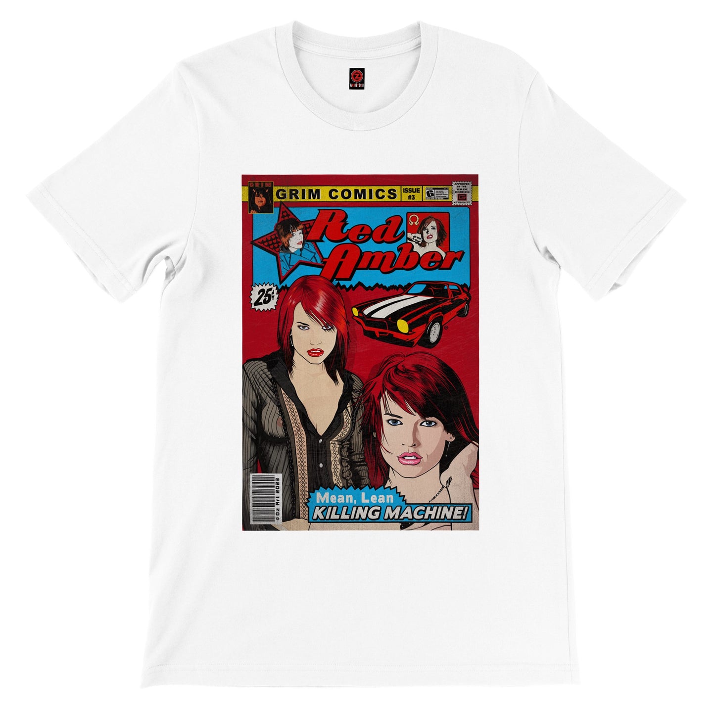 RED AMBER COMIC TEE