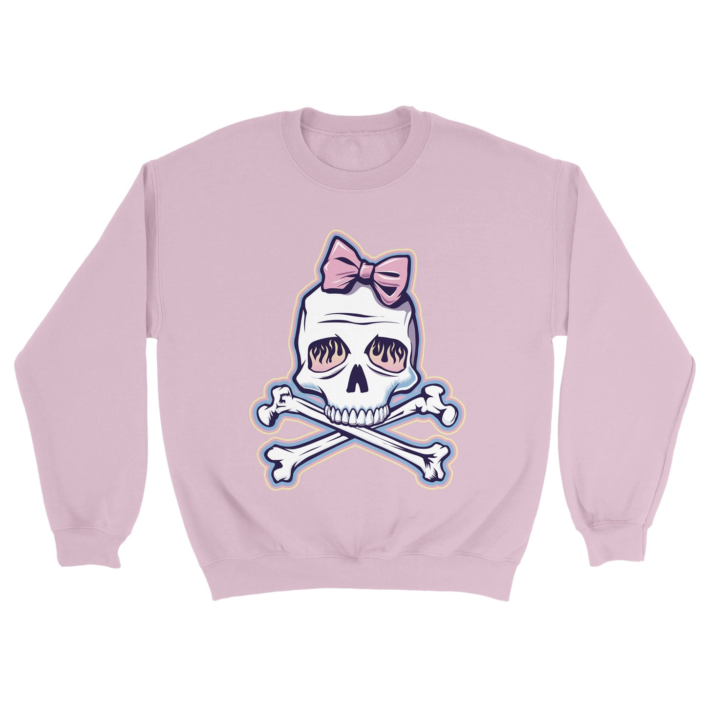 BOW SKULL CREWNECK