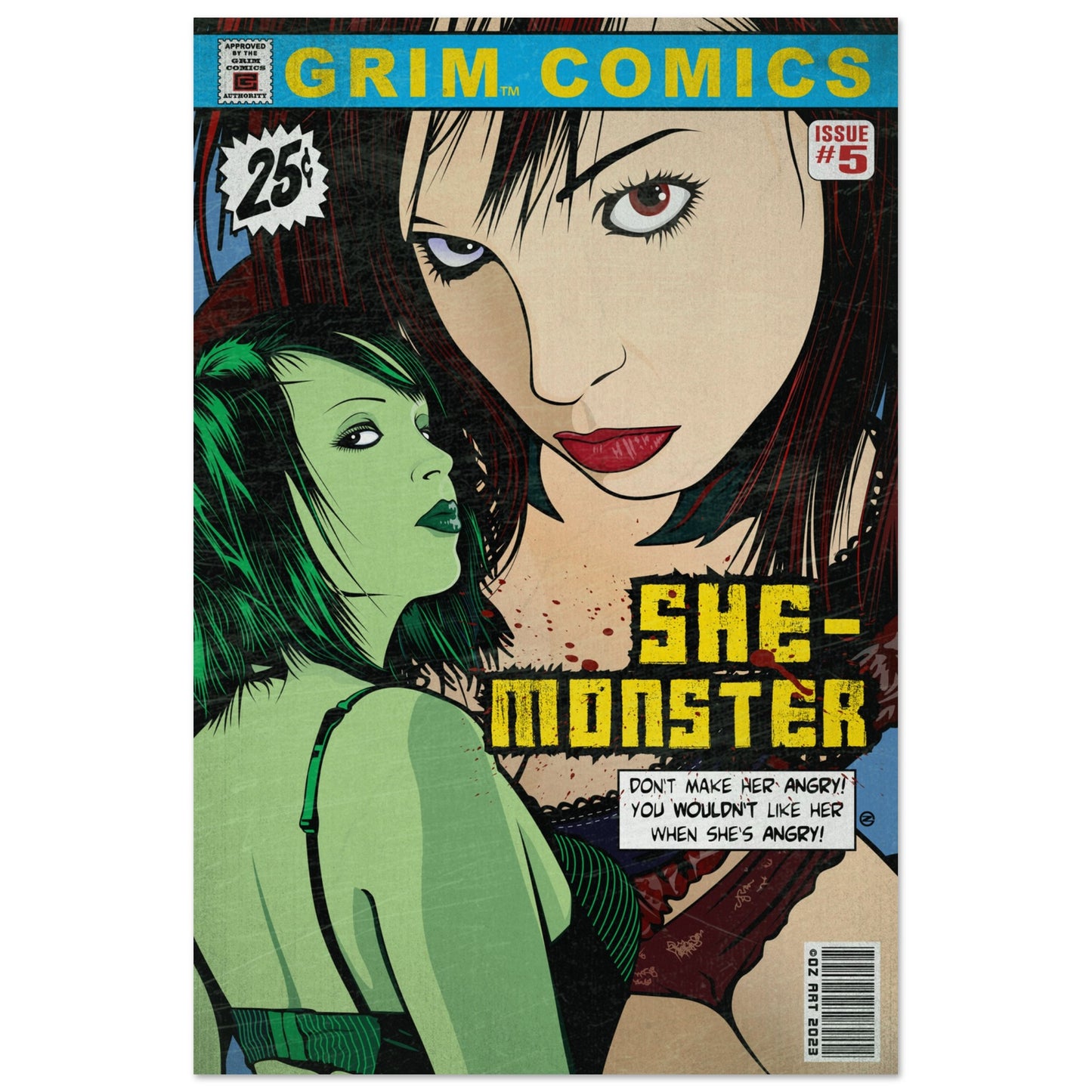 SHE-MONSTER COMIC POSTER