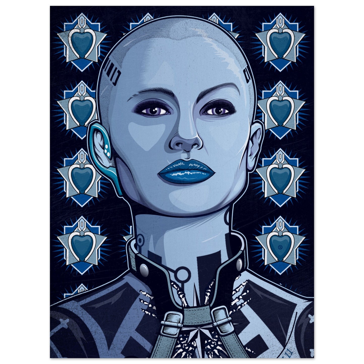 SUBJECT ZERO METAL PRINT