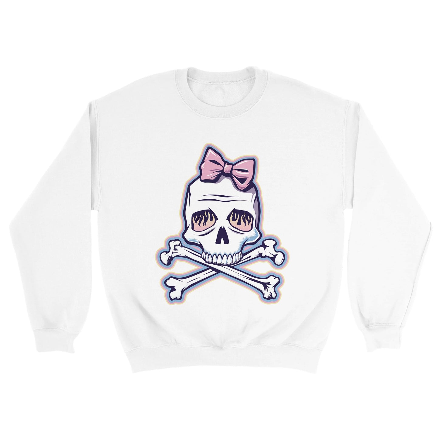 BOW SKULL CREWNECK