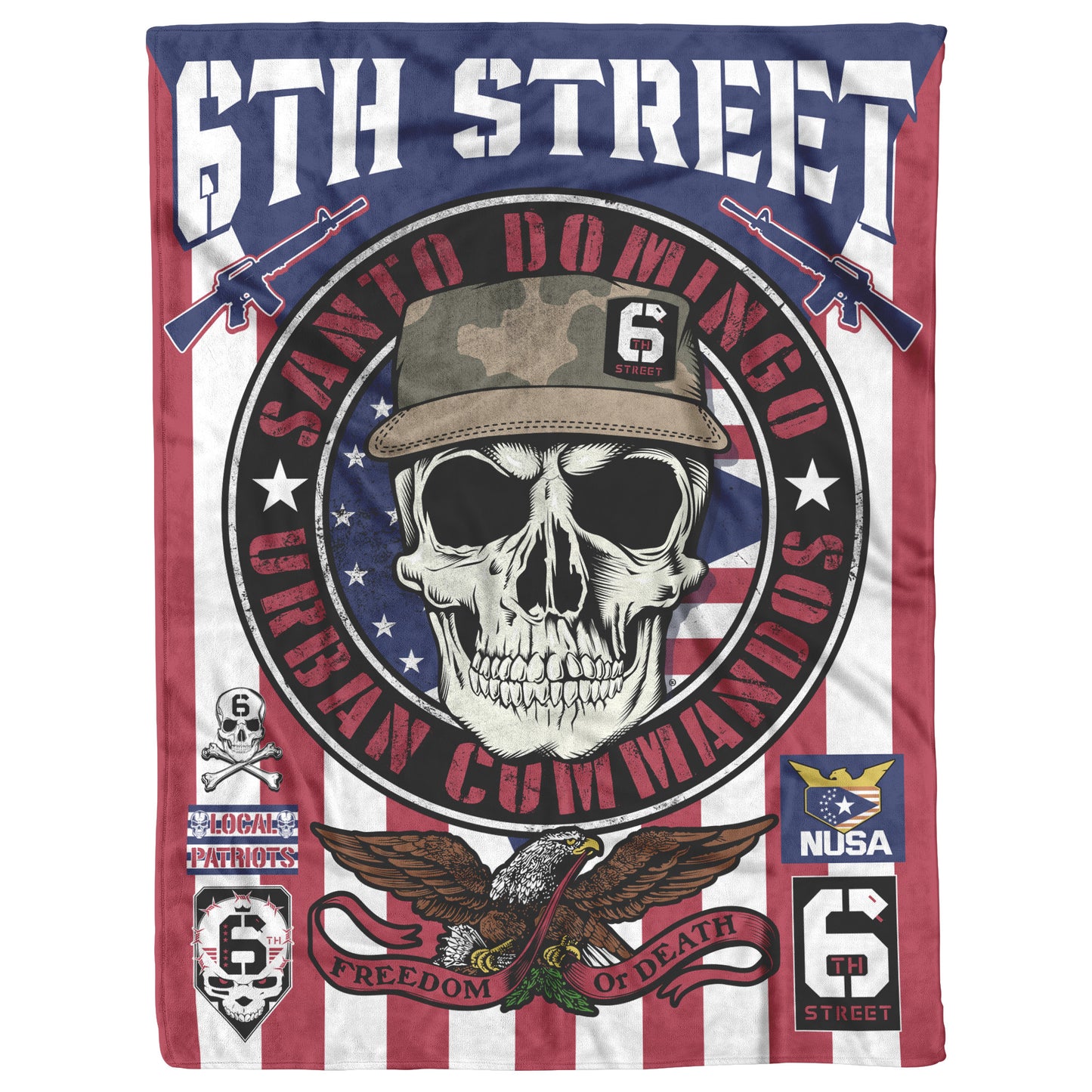 6th STREET REBELS FLEECE BLANKET