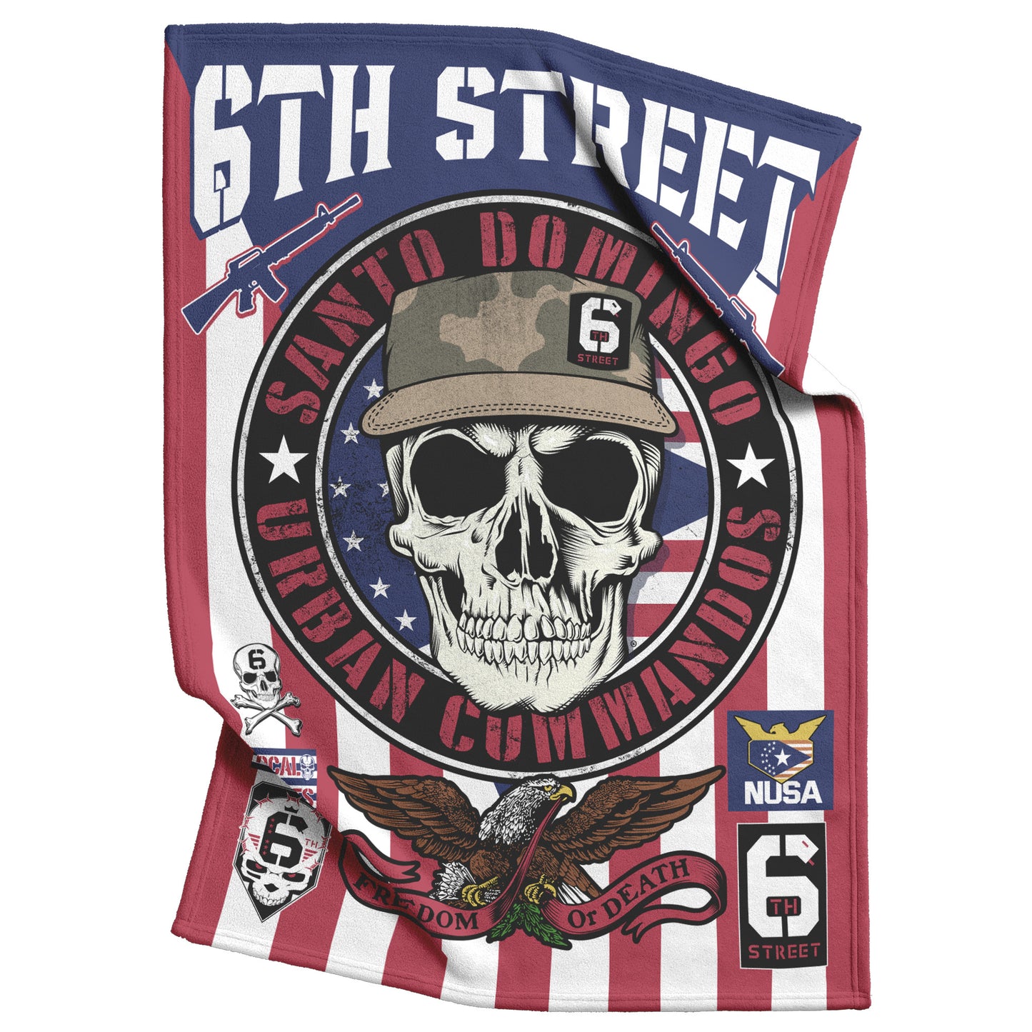 6th STREET REBELS FLEECE BLANKET