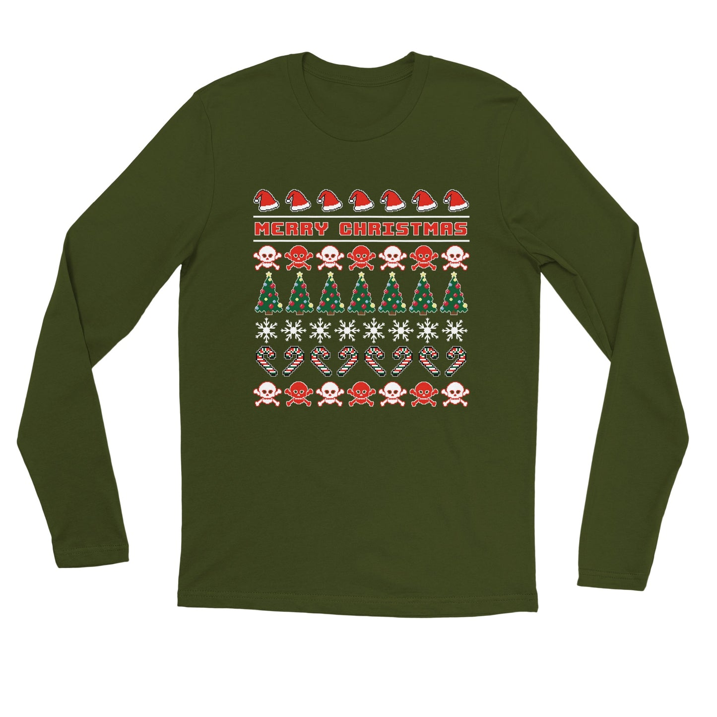CHRISTMAS UGLY SWEATER LONGSLEEVE TEE