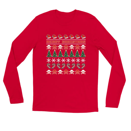 CHRISTMAS UGLY SWEATER LONGSLEEVE TEE