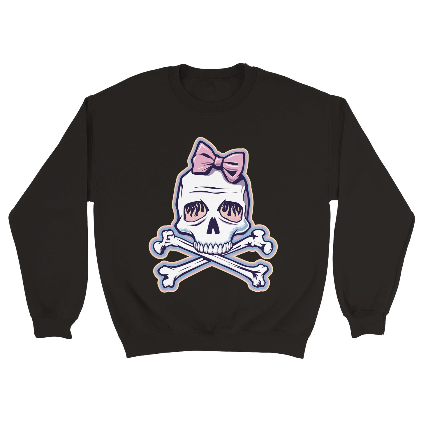 BOW SKULL CREWNECK