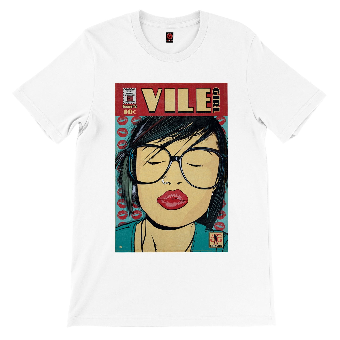 VILE GIRL COMIC TEE