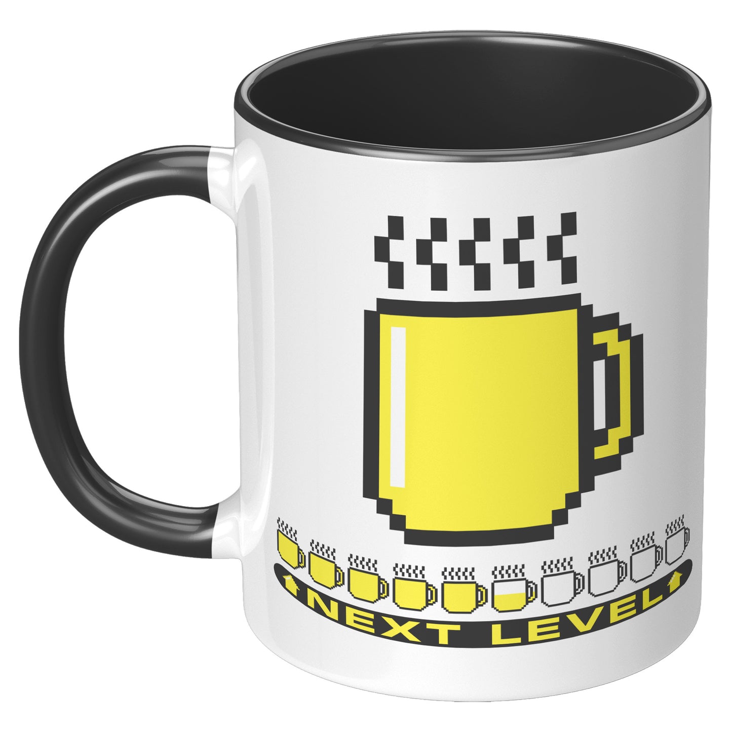 8bit LEVEL UP MUG
