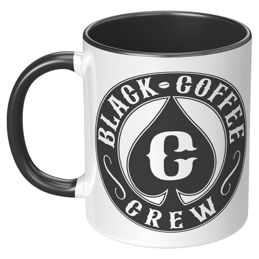 BLACK COFFEE CREW MUG