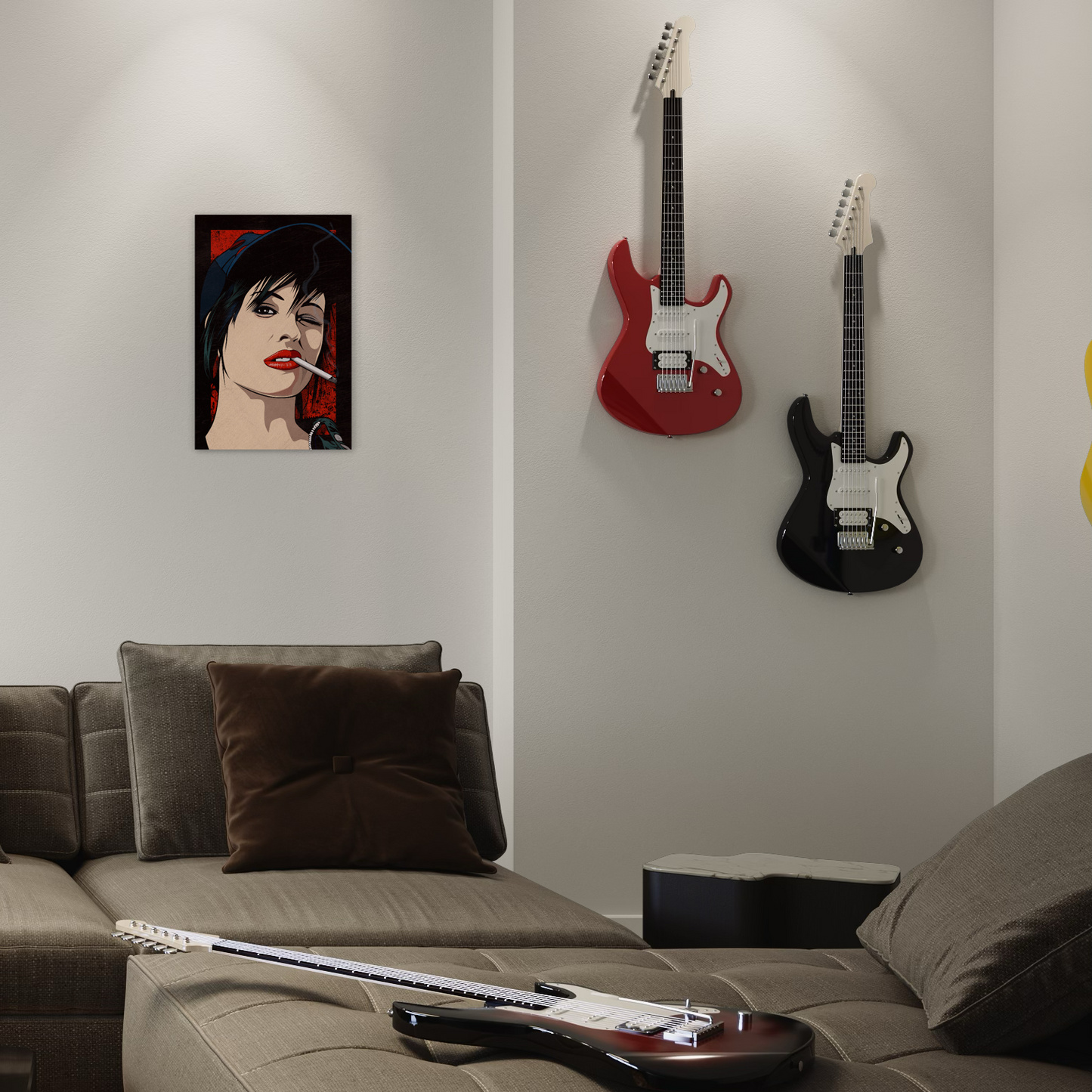 BRODY SMOKIN METAL PRINT