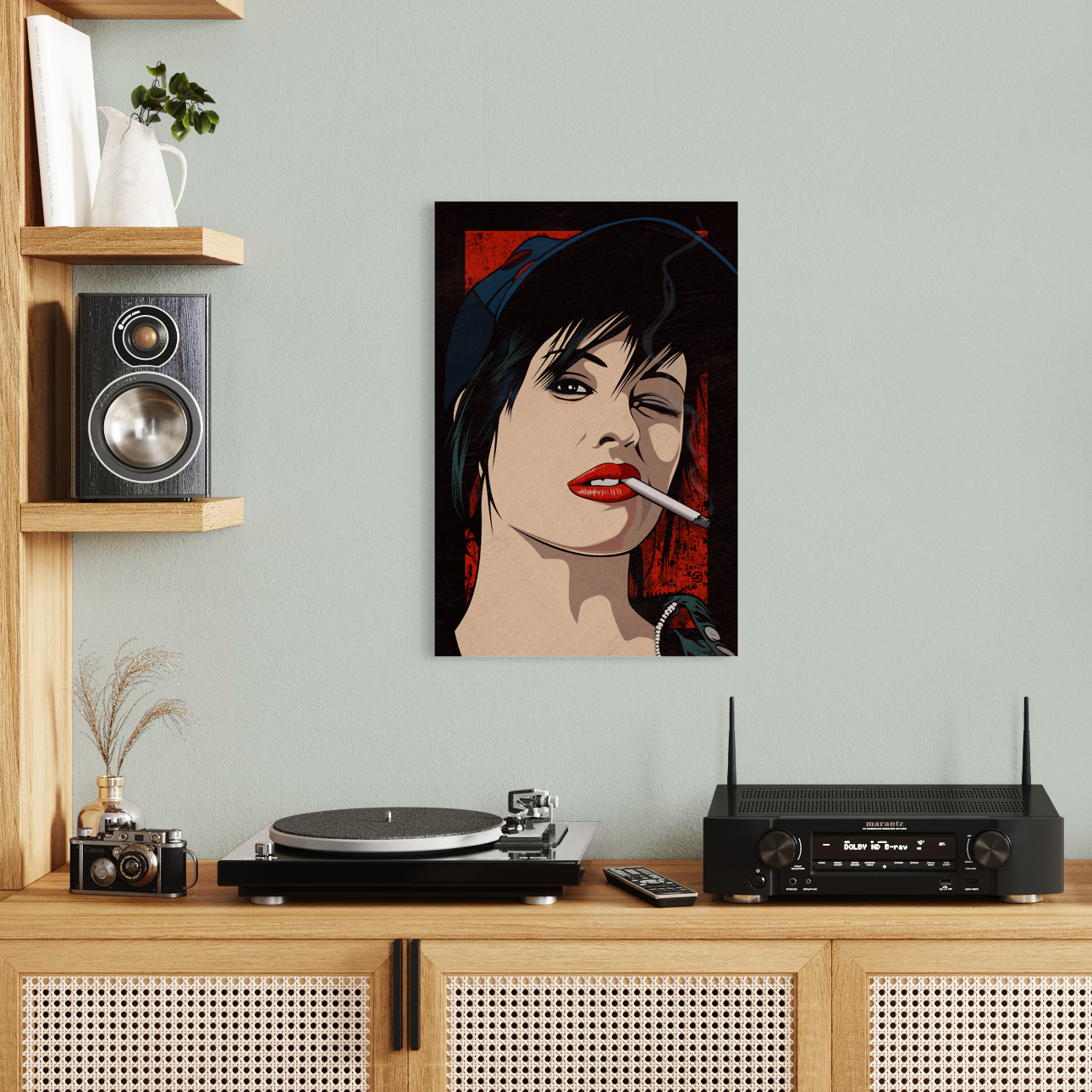 BRODY SMOKIN METAL PRINT