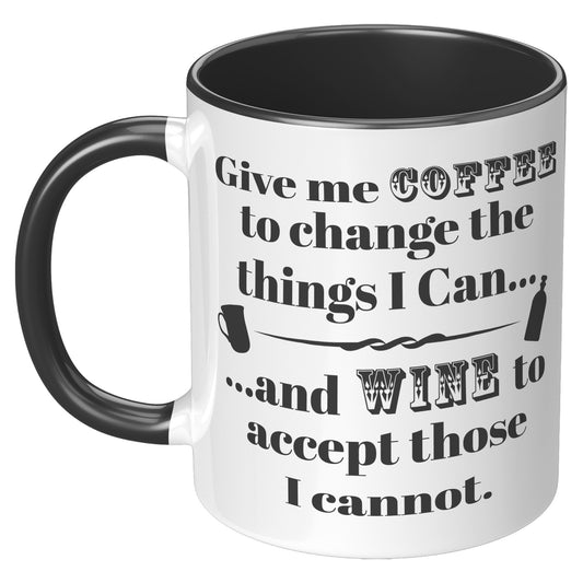 CHANGE AND ACCEPT WINE MUG