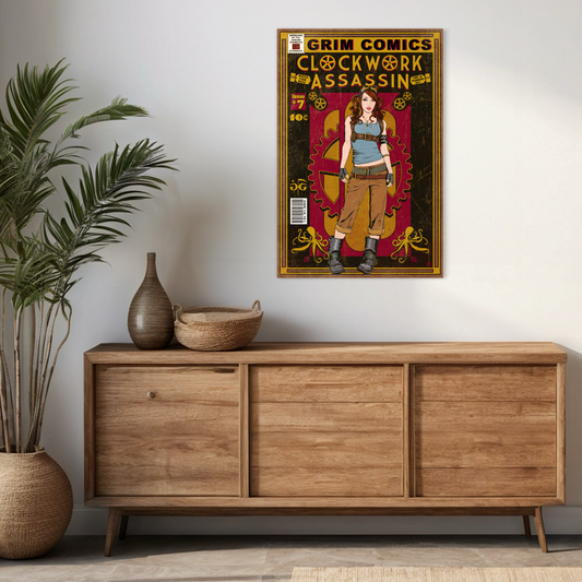 CLOCKWORK ASSASSIN COMIC POSTER