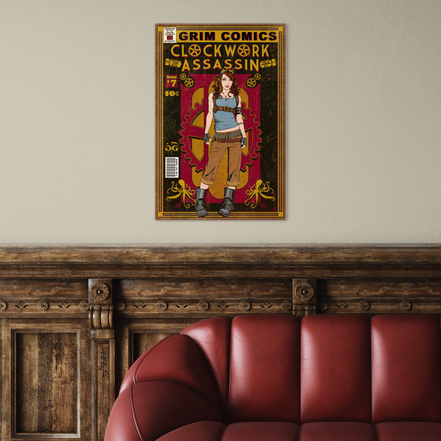 CLOCKWORK ASSASSIN COMIC POSTER