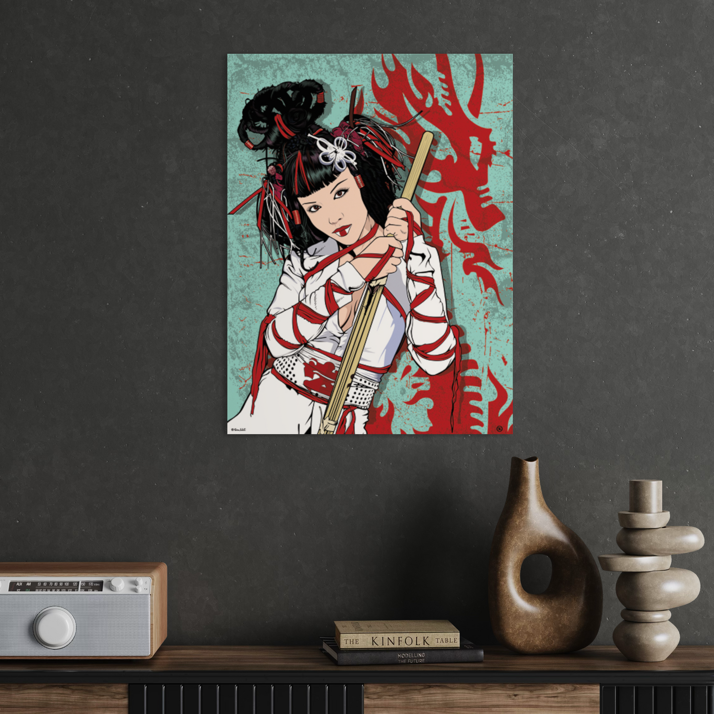 DRAGON WARRIOR METAL PRINT