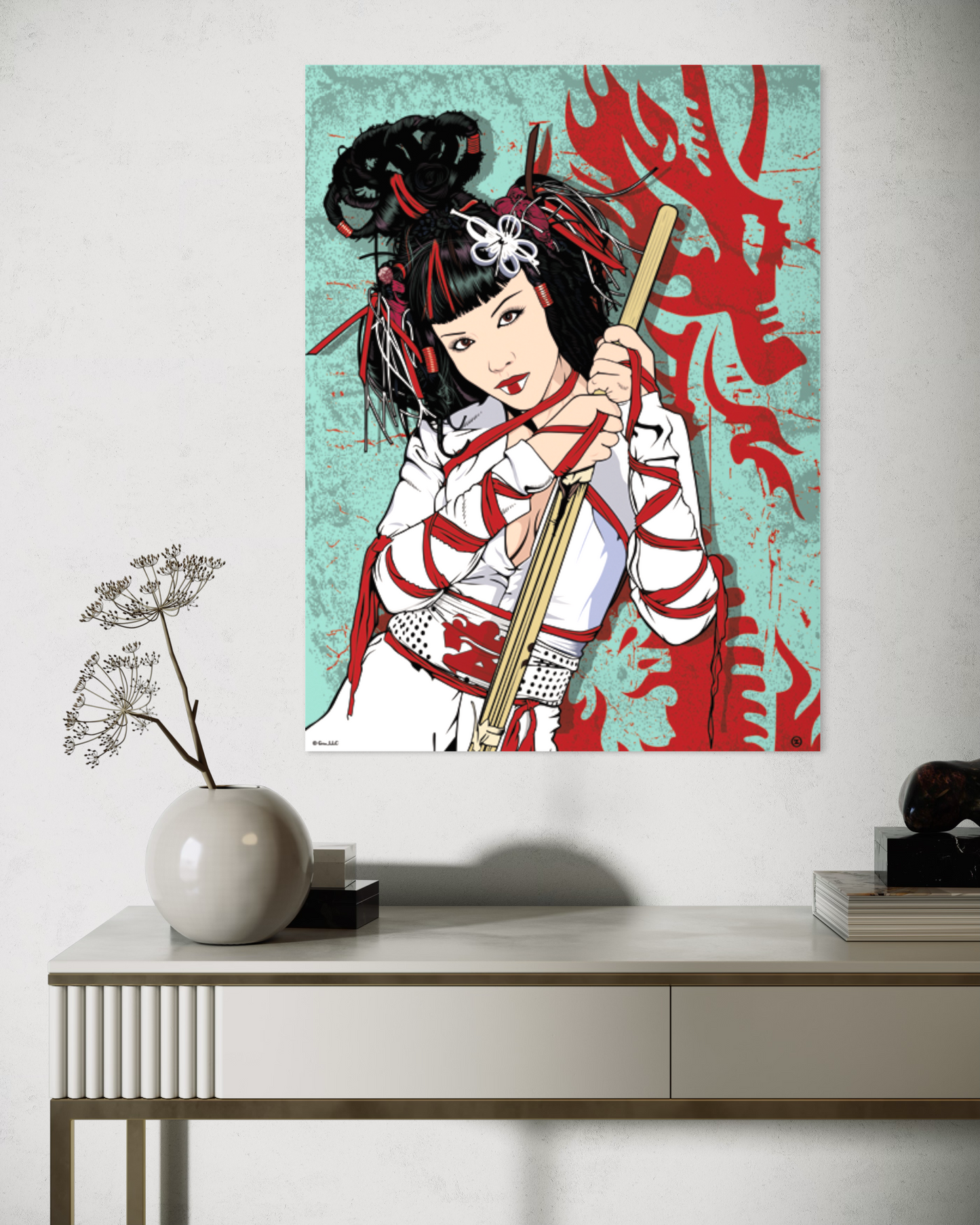 DRAGON WARRIOR METAL PRINT