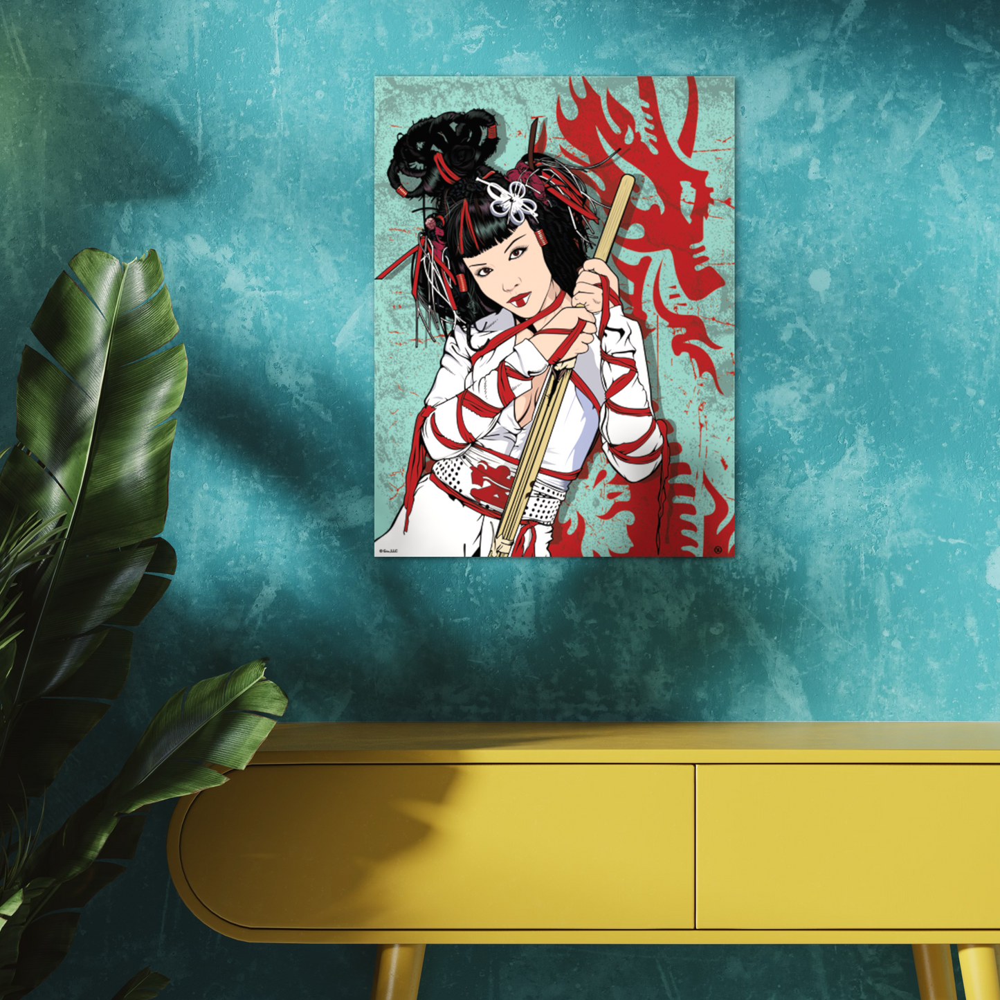 DRAGON WARRIOR METAL PRINT