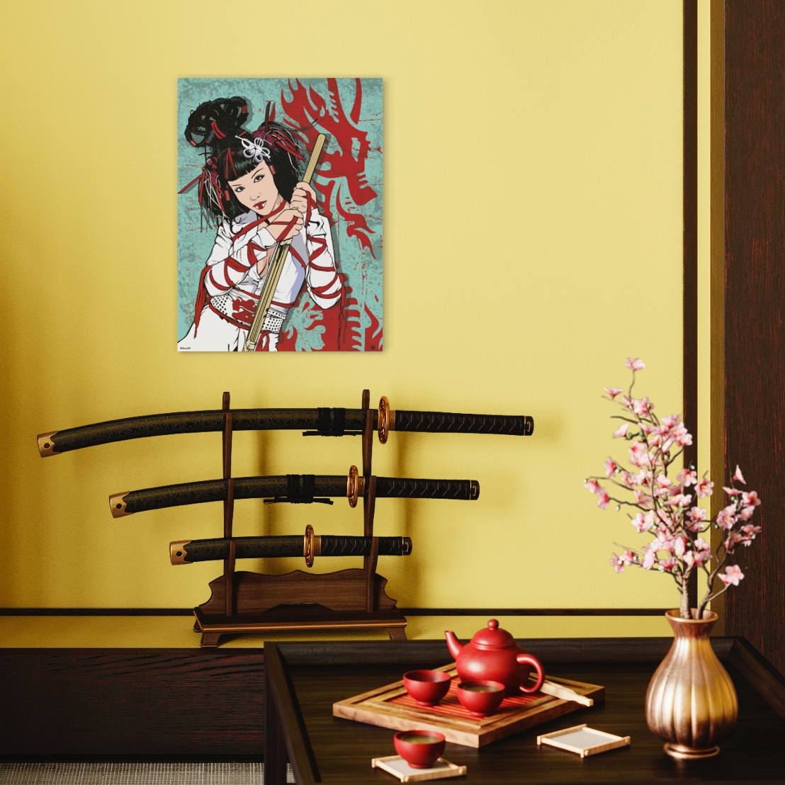 DRAGON WARRIOR METAL PRINT