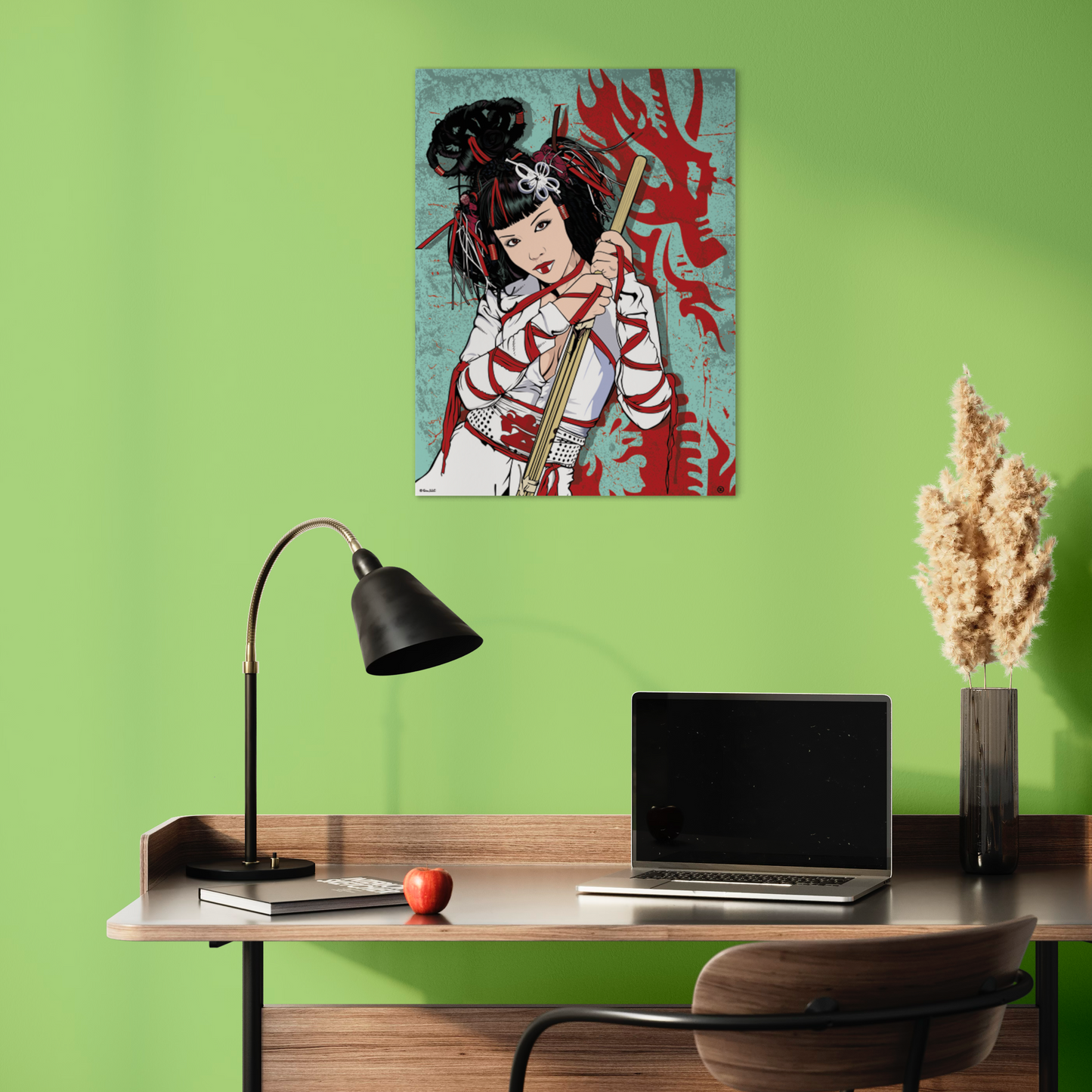 DRAGON WARRIOR METAL PRINT