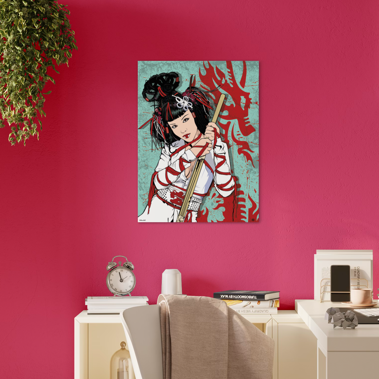 DRAGON WARRIOR METAL PRINT