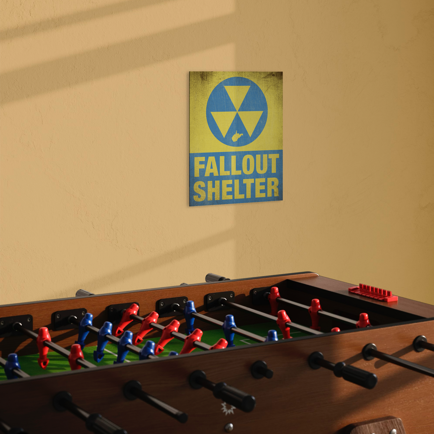 FALLOUT SHELTER METAL SIGN