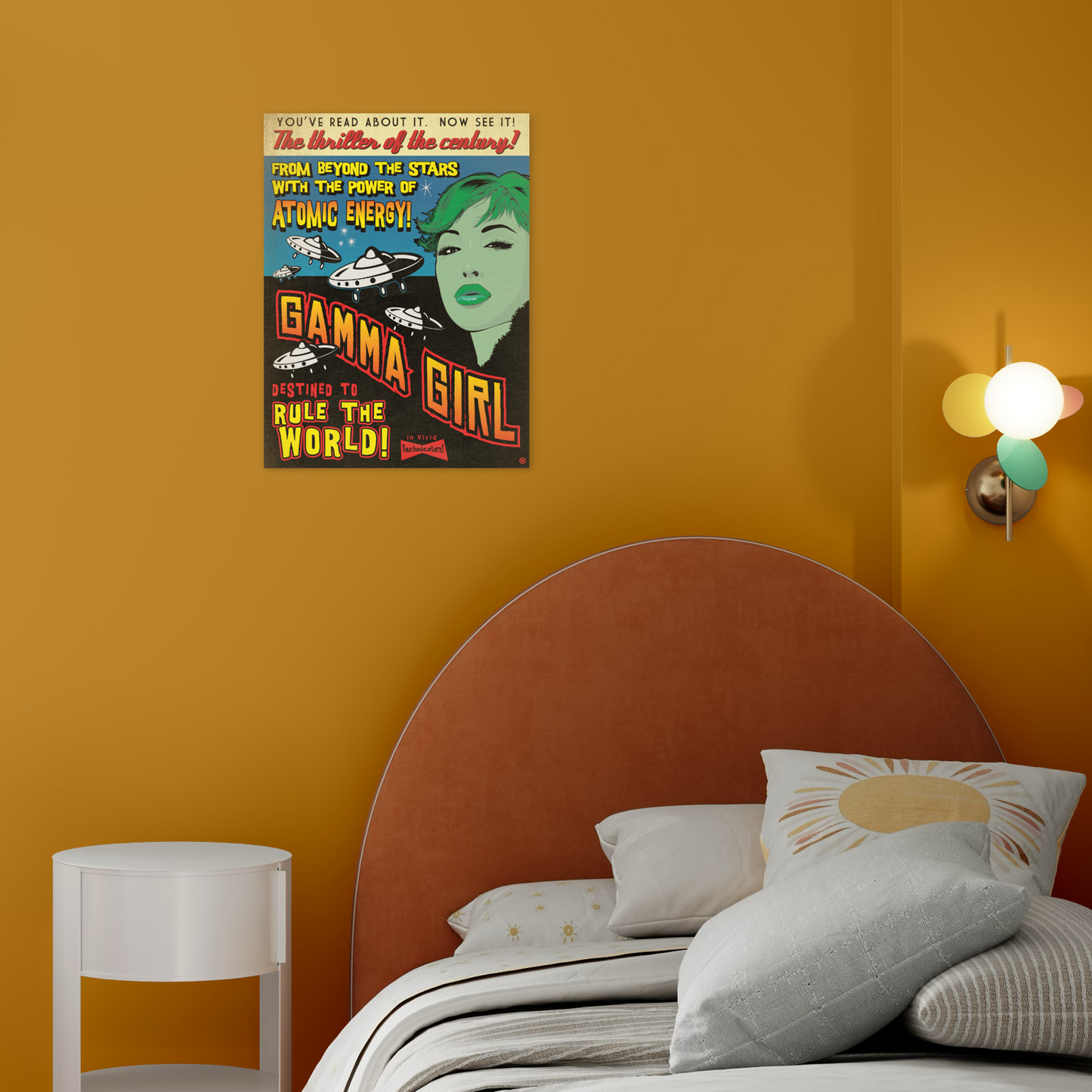 GAMMA GIRL METAL PRINT