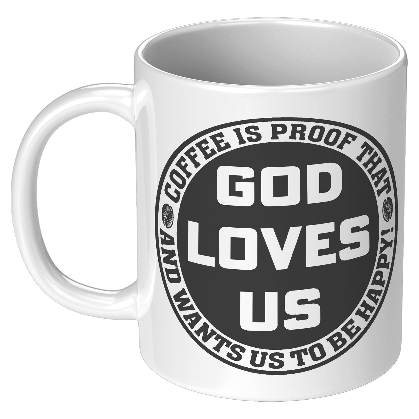 GOD LOVES US MUG