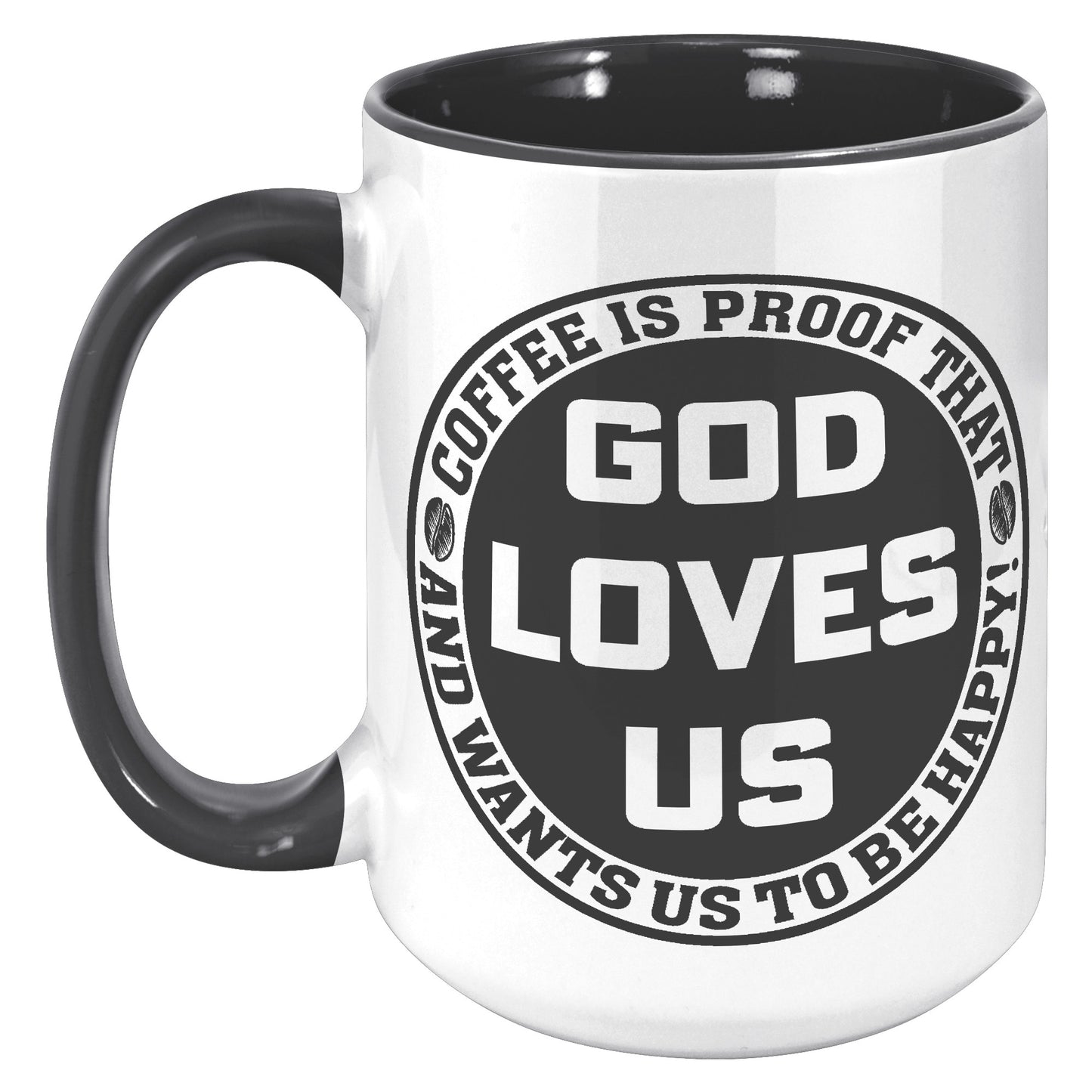 GOD LOVES US MUG