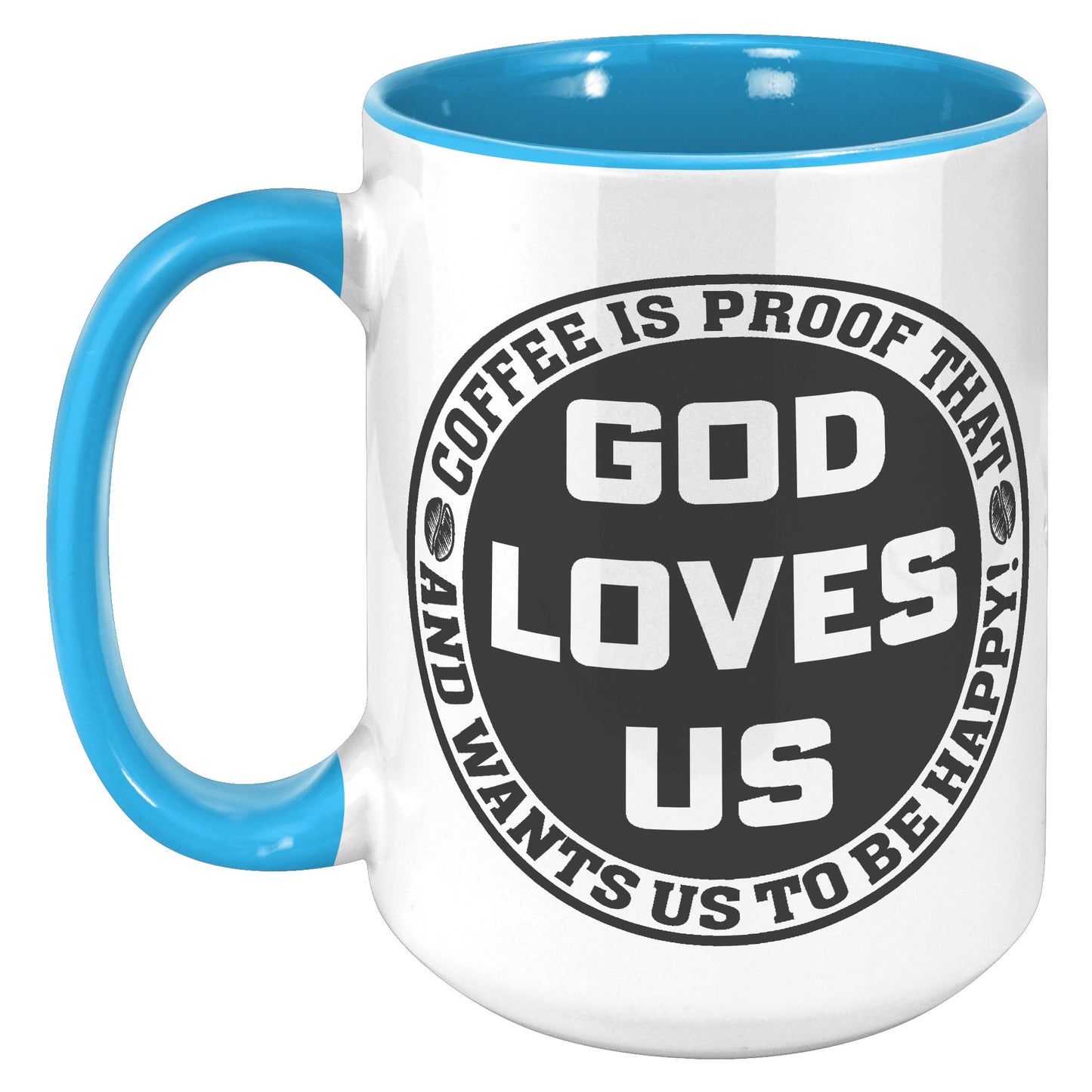 GOD LOVES US MUG