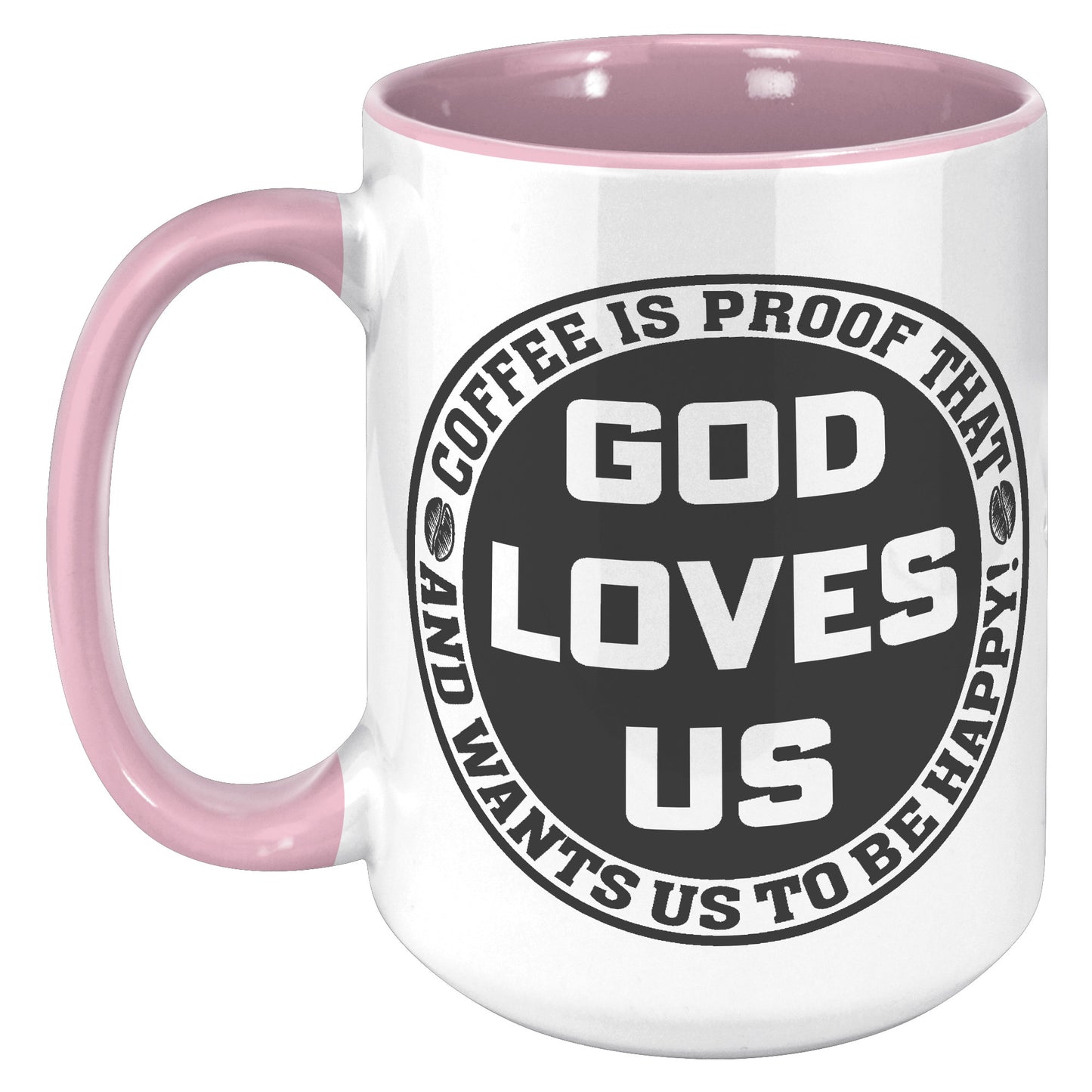 GOD LOVES US MUG