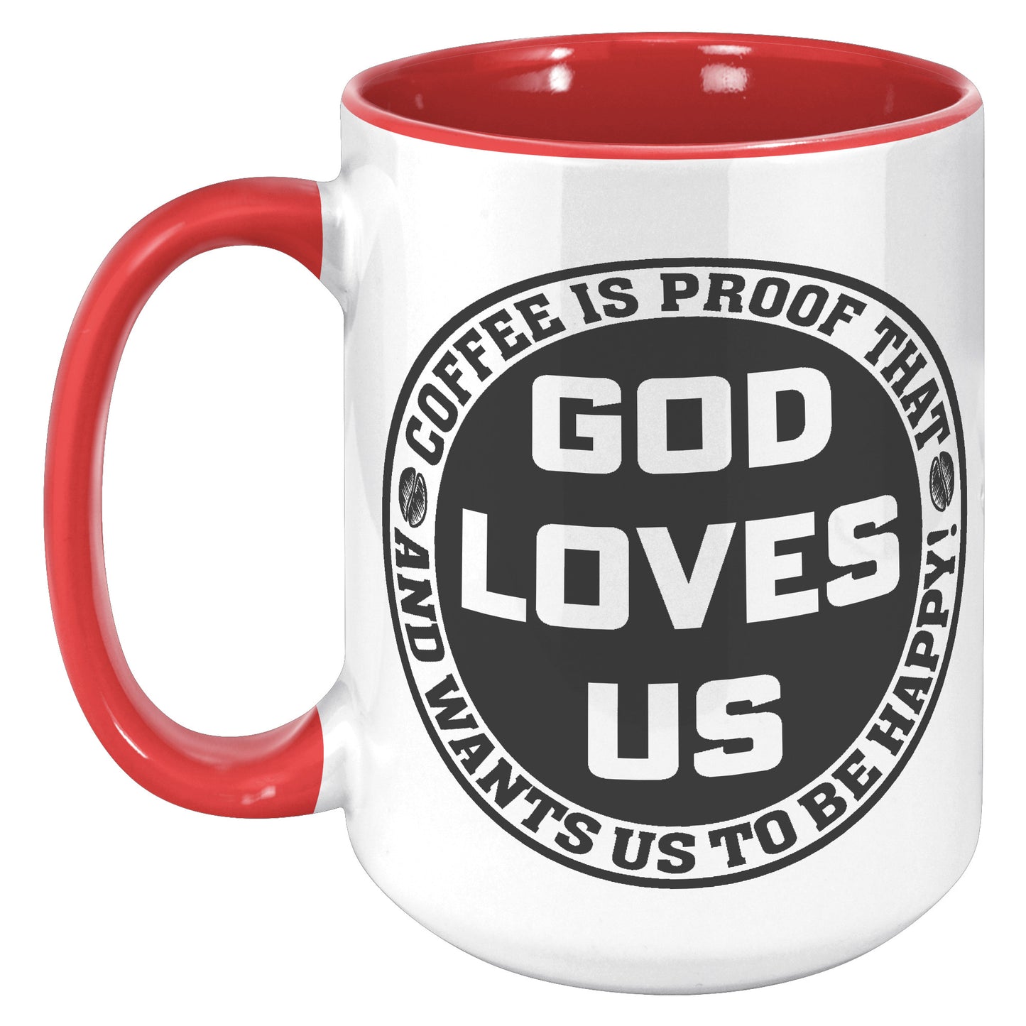 GOD LOVES US MUG