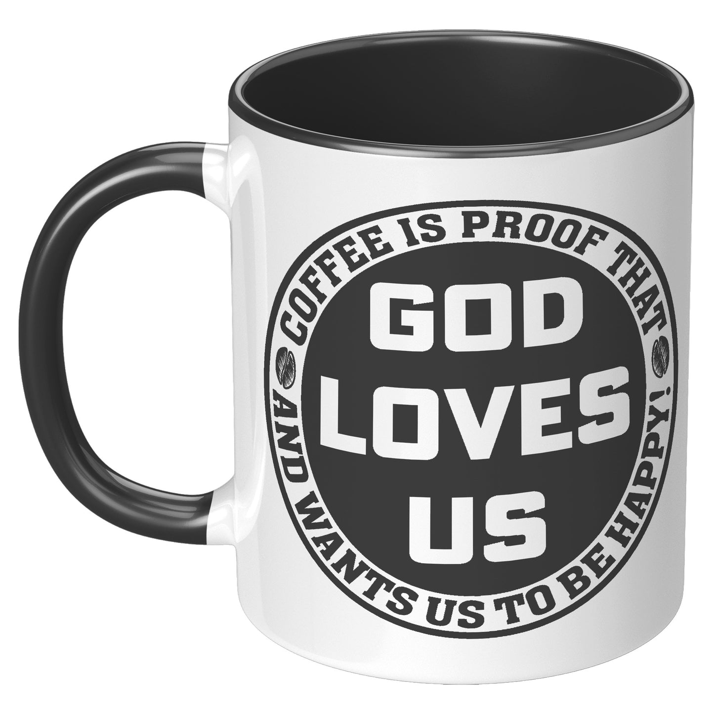 GOD LOVES US MUG