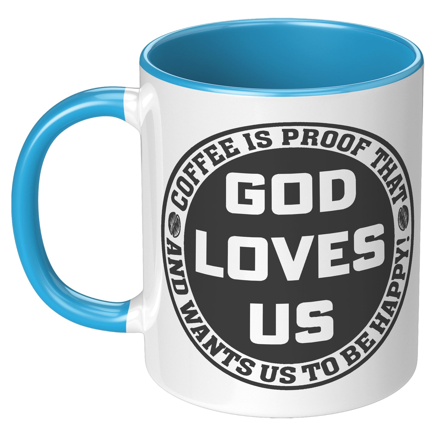 GOD LOVES US MUG