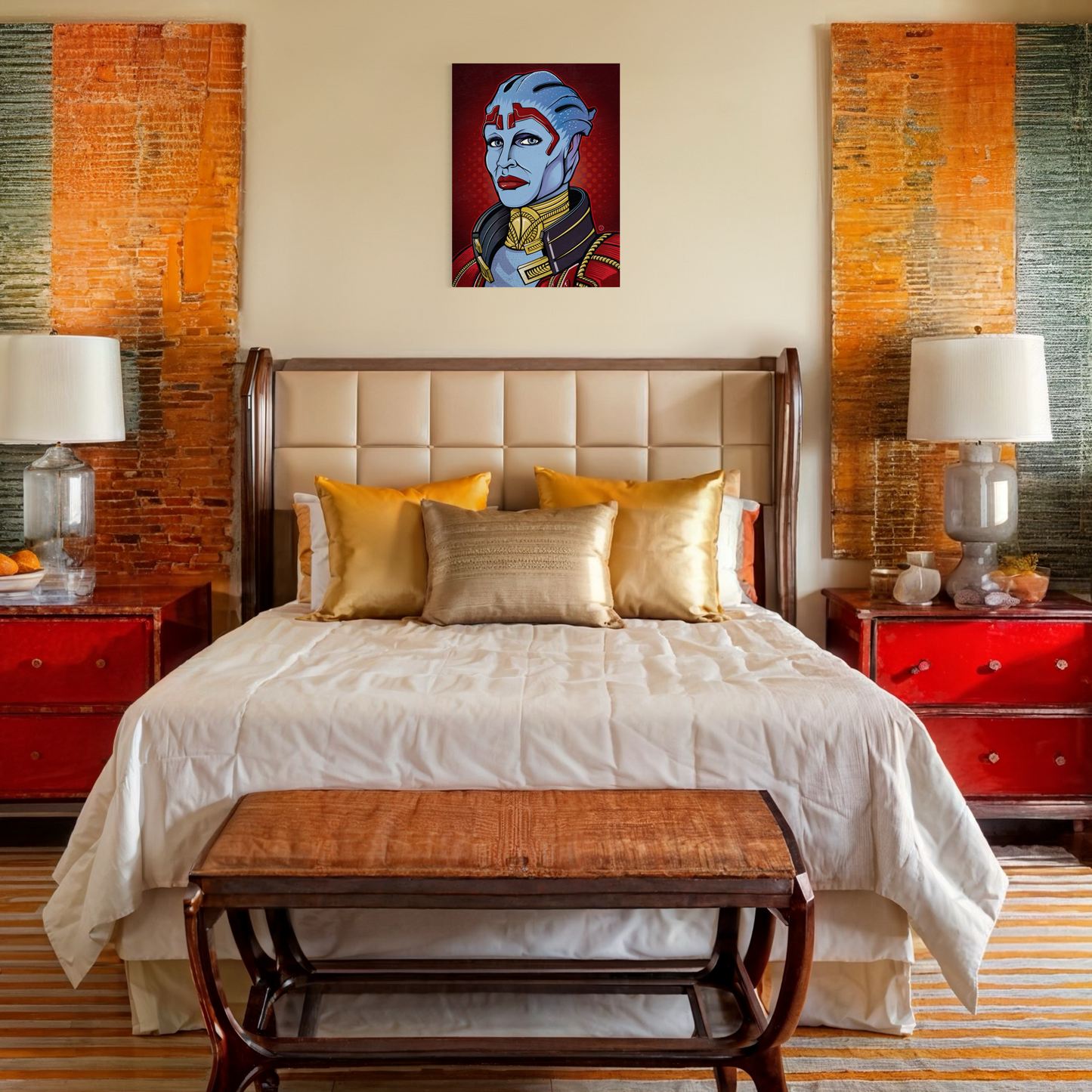 JUSTICAR'S BURDEN METAL PRINT