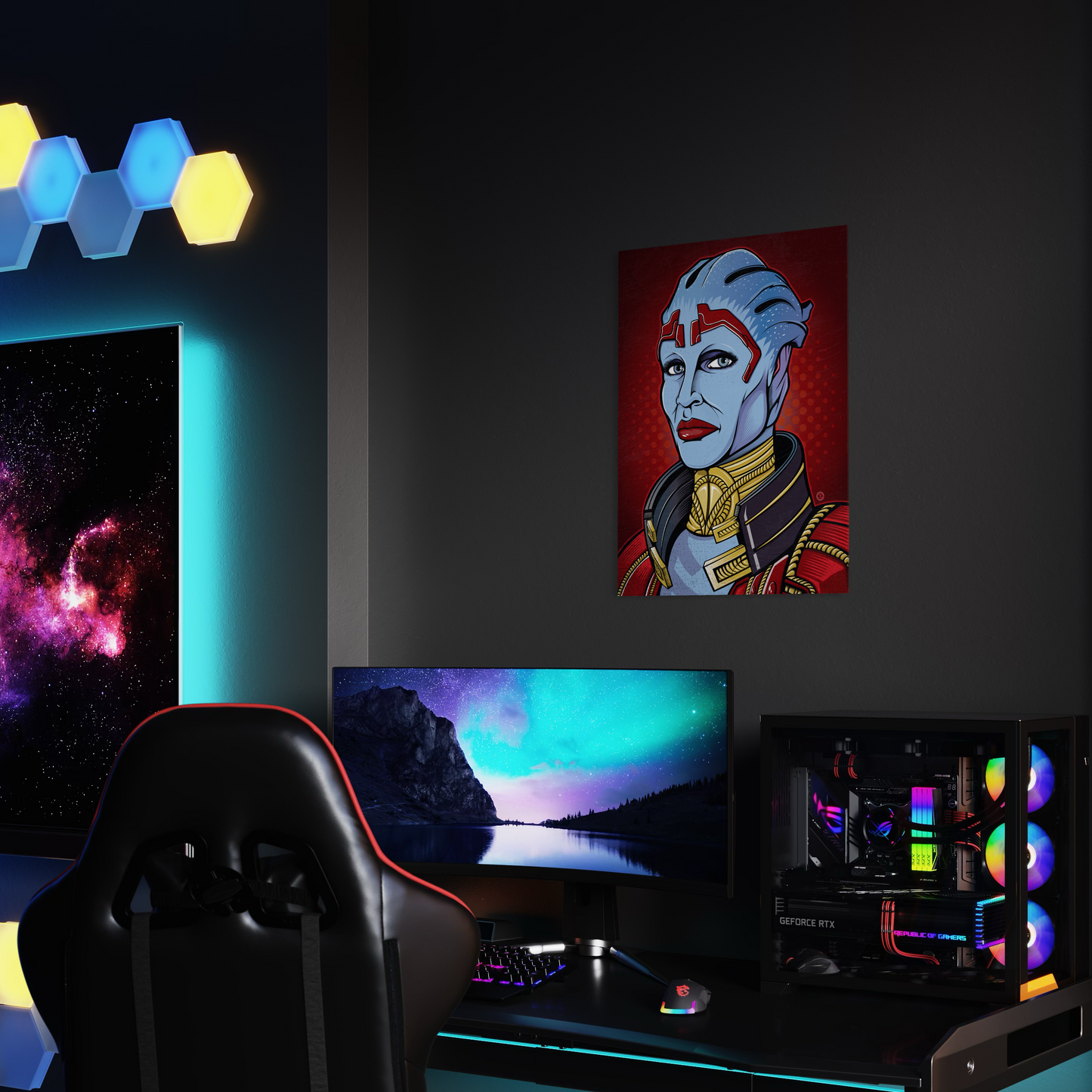 JUSTICAR'S BURDEN METAL PRINT