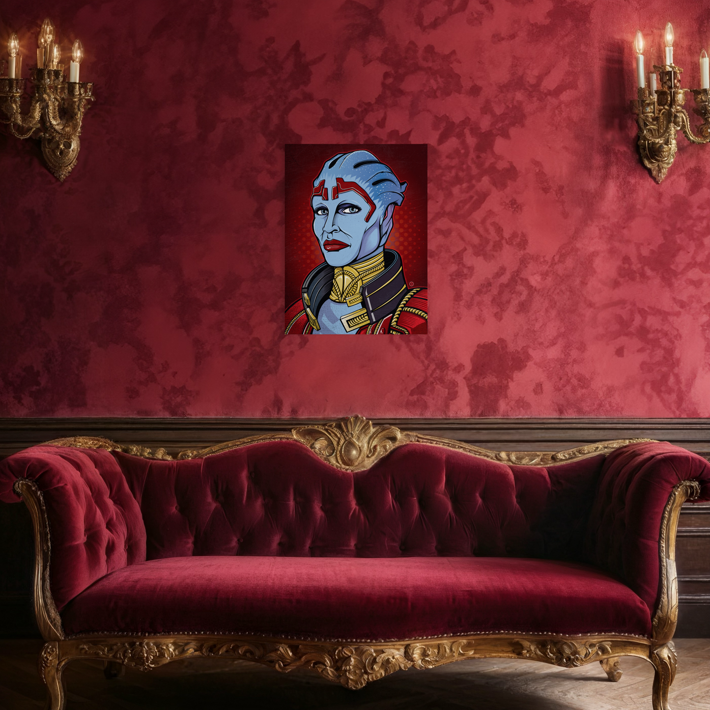 JUSTICAR'S BURDEN METAL PRINT