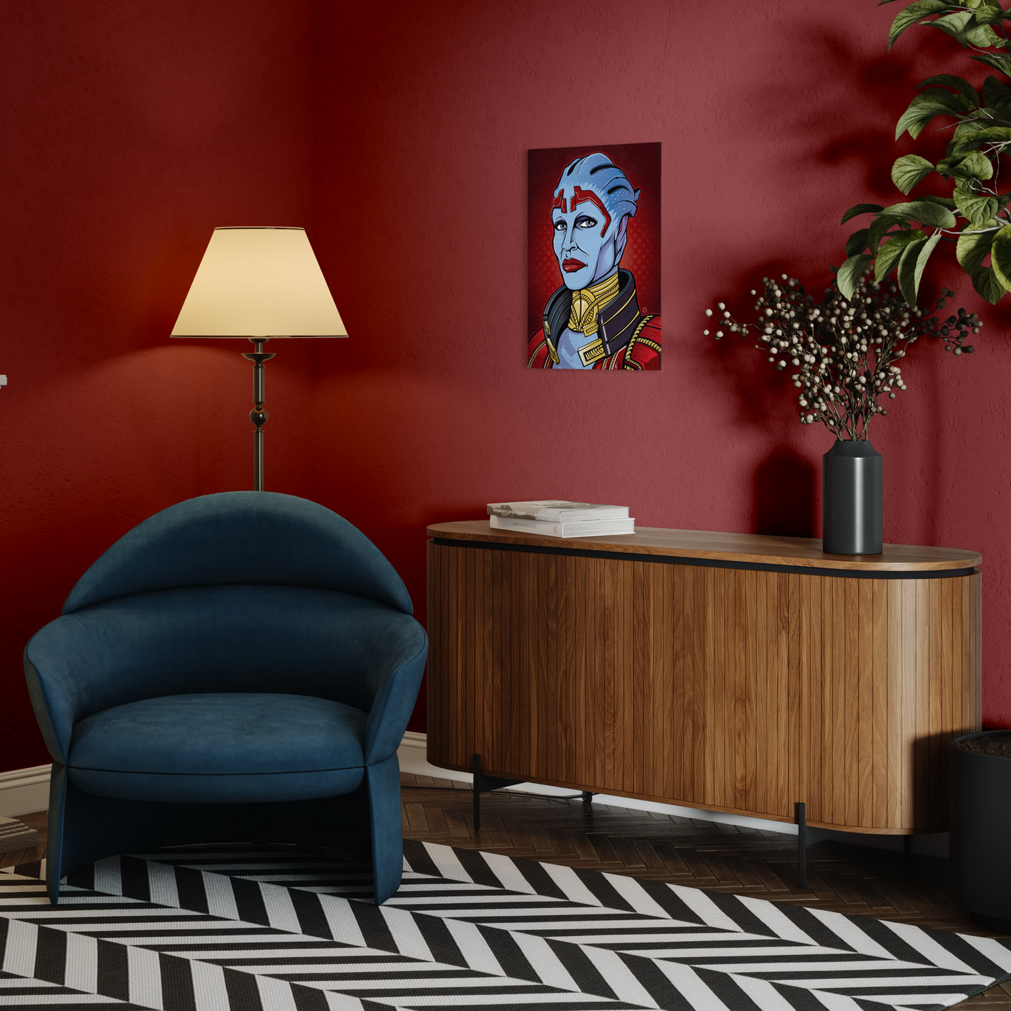 JUSTICAR'S BURDEN METAL PRINT