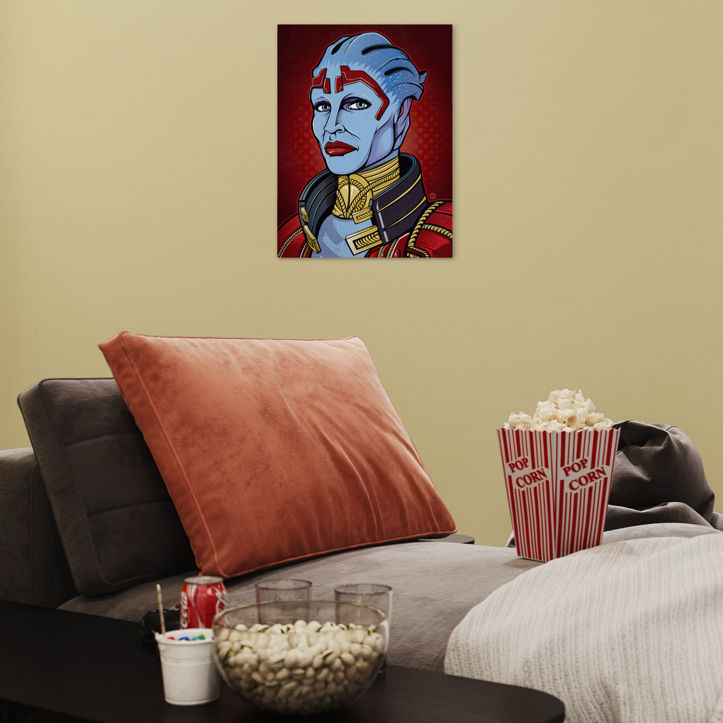 JUSTICAR'S BURDEN METAL PRINT