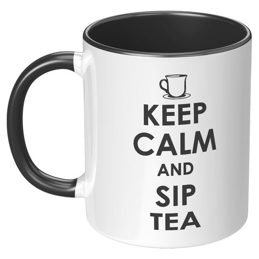 KEEP CALM AND SIP TEA MUG