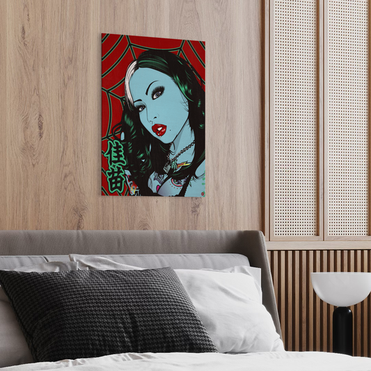LIVING DEAD GIRL (RED) METAL PRINT