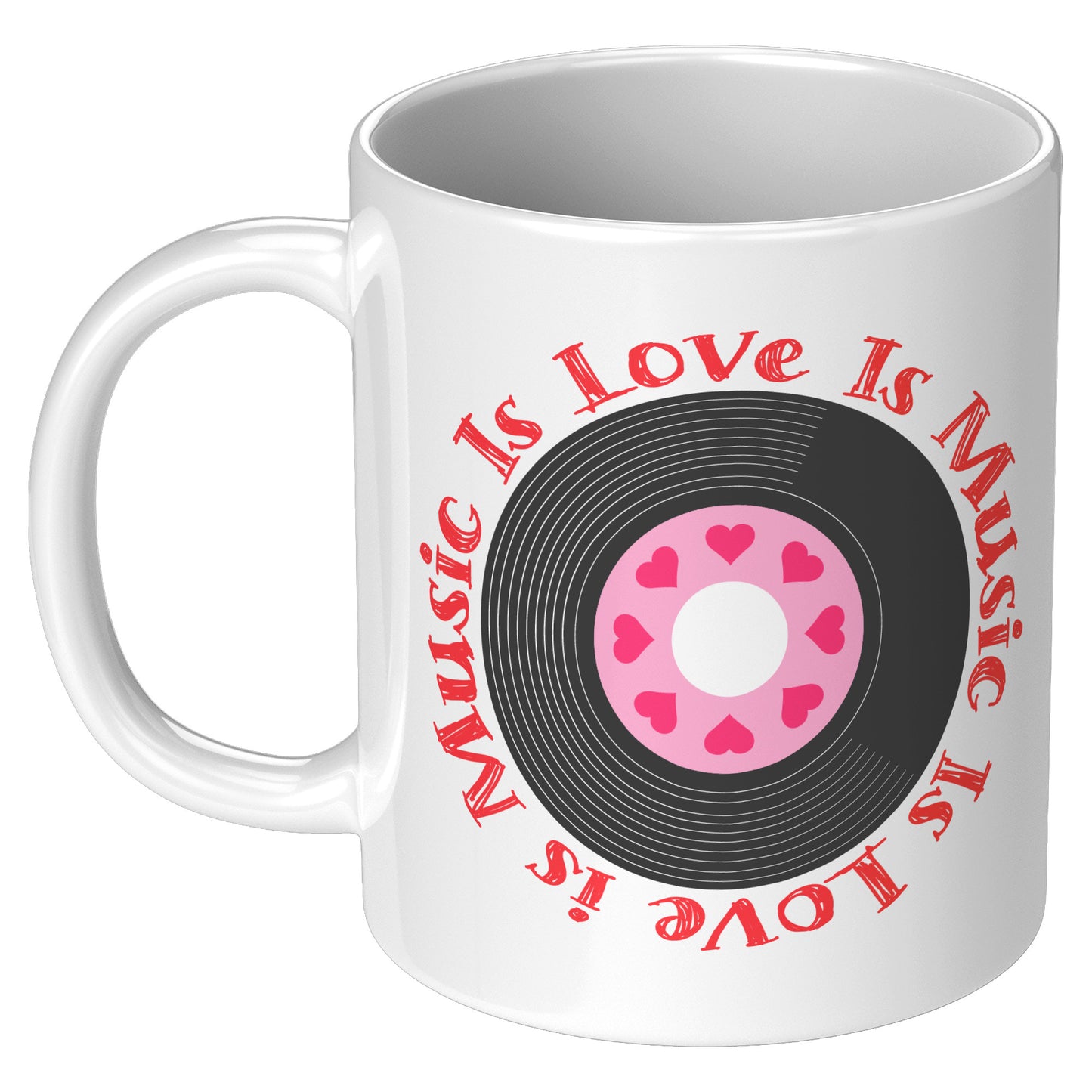 MUSIC IS LOVE MUG