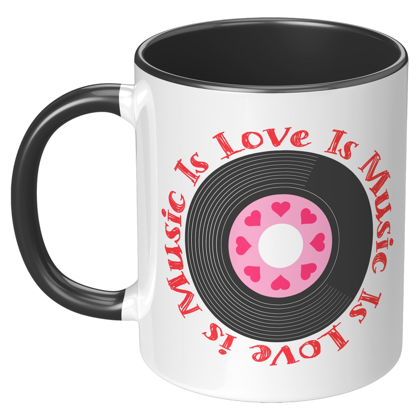 MUSIC IS LOVE MUG