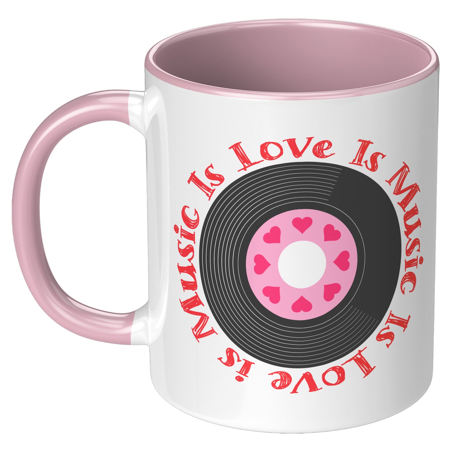 MUSIC IS LOVE MUG