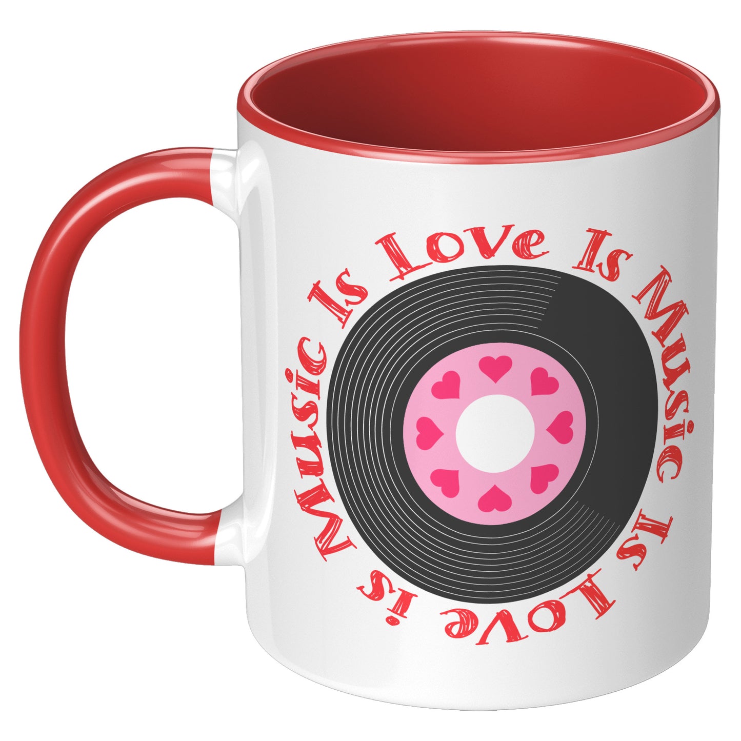 MUSIC IS LOVE MUG
