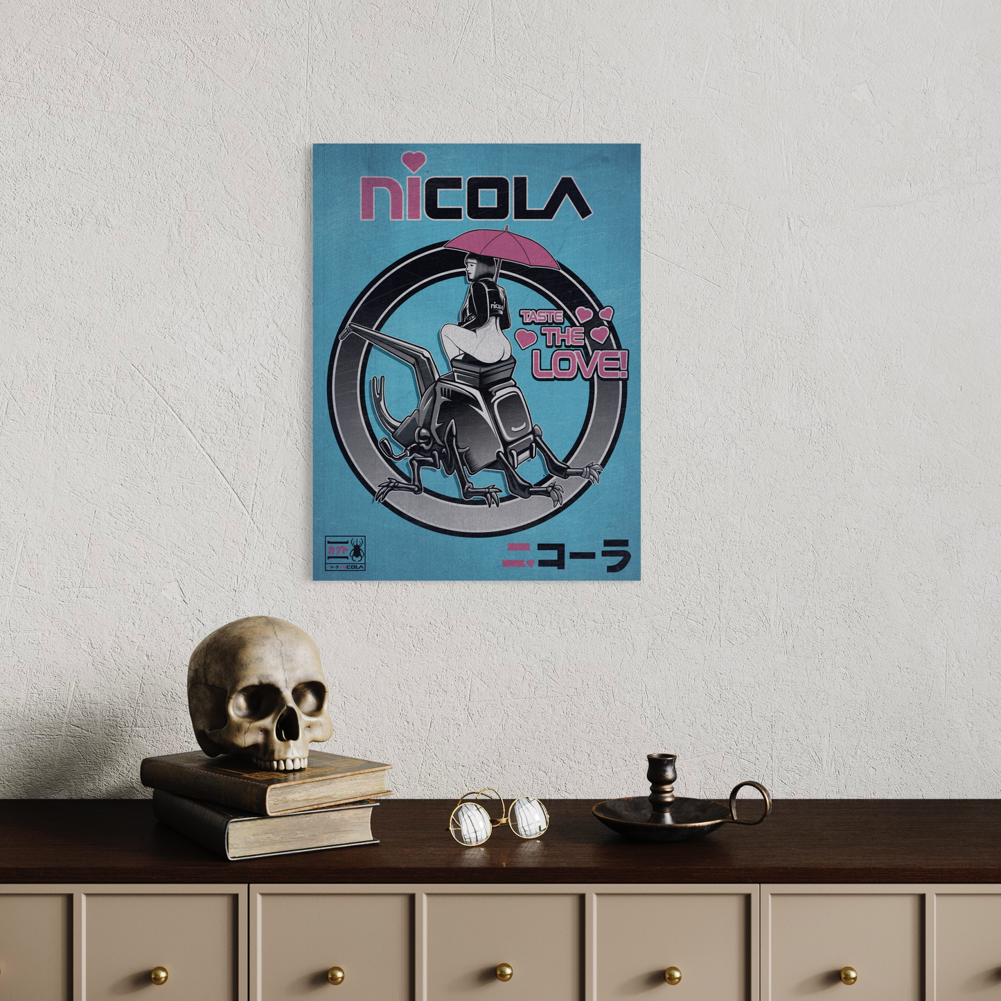 NICOLA METAL PRINT