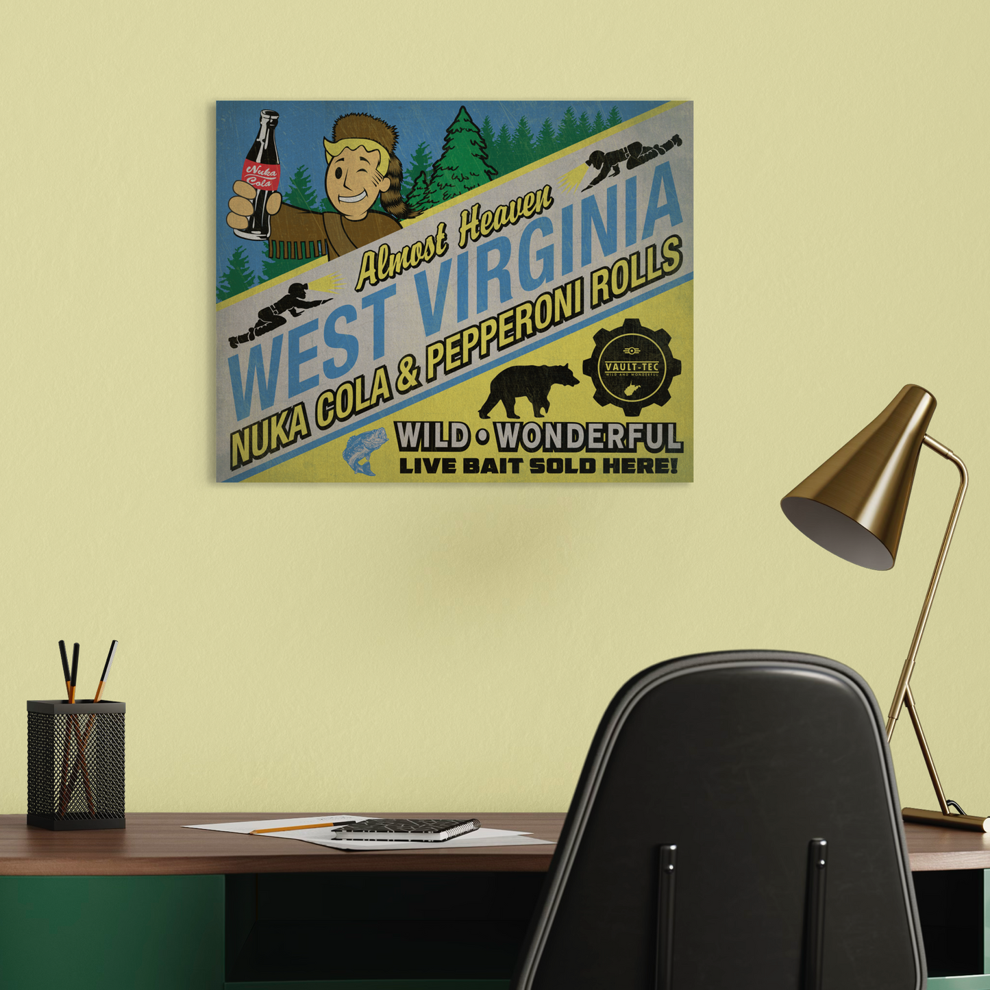 NUKA COLA & PEPPERONI ROLLS POSTER